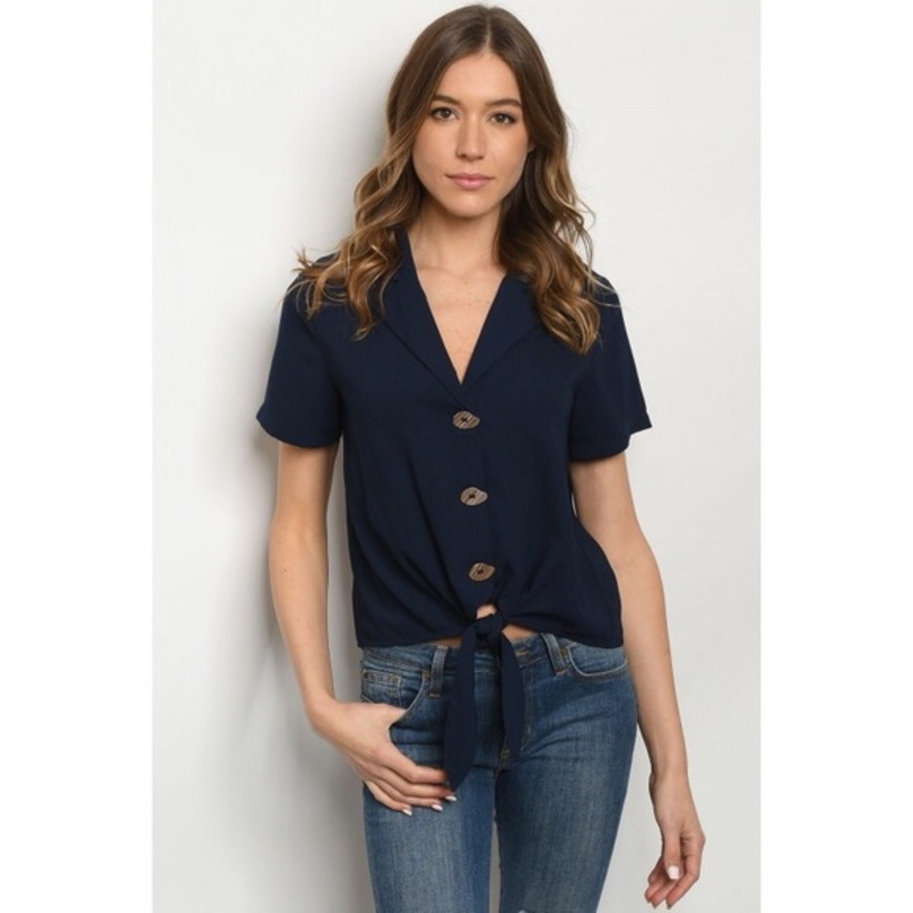 Navy Top - Picture 3 of 8
